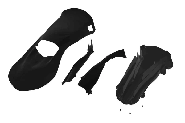 FRONT FAIRING BLACK OM. 2025